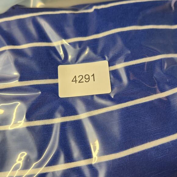 Old Navy Top Womens Size Large Boyfriend Drapey Tee Stripe - Picture 12 of 12